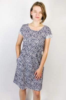 Bio Kleid Somrig Lorbeer blau - Größe XS