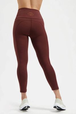 Surya 7/8 Yoga Leggings - Marron