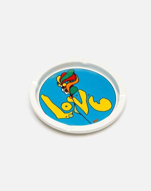 60s Peter Max Ceramic Ashtray
