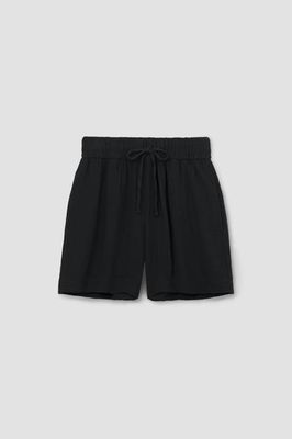 Paola Shorts aus Biobaumwolle in Schwarz
