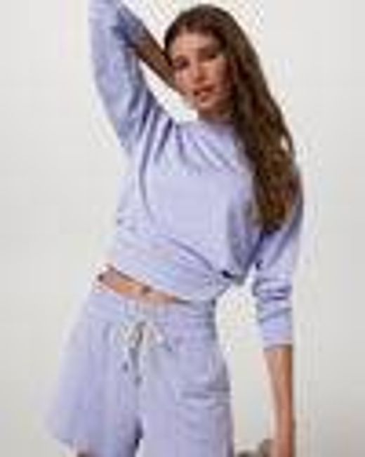 Long Sleeve Halo Crew | Lavender Mist Heather | Vuori