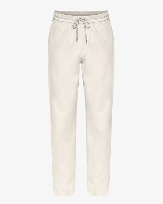 Organic Twill Pants - Ivory White