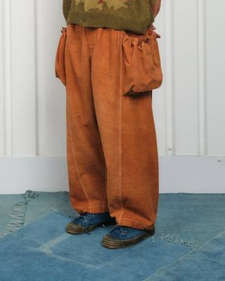 Salt Pants - Brown Contrast Slub