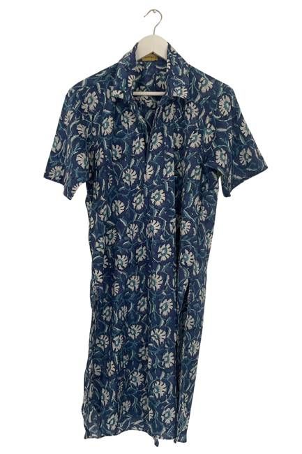NEW! Block Print Collar Kurta Tunic No. 81