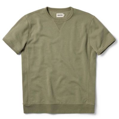 The Short Sleeve Fillmore Crew in Olive