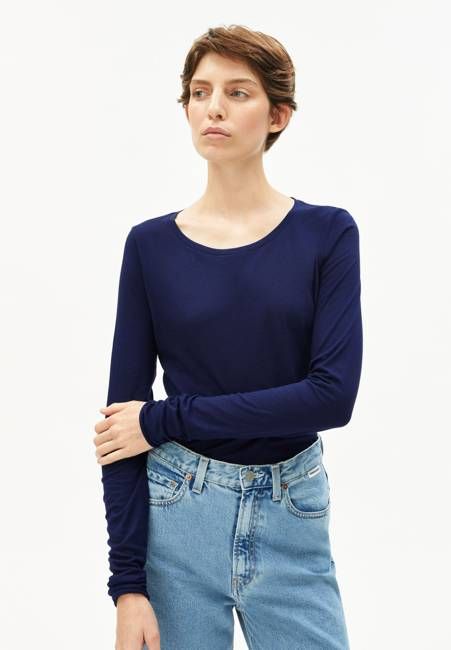 EINIAARA SOFT LONGSLEEVE | tinted navy