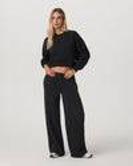 Restore Ultra Wideleg Sweatpant - Long | Washed Black | Vuori