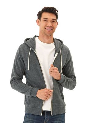 Triblend Zip Fleece Hoodie