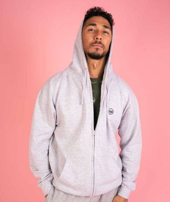 The Classics Zoodie - Embroidered Logo - Heather Grey