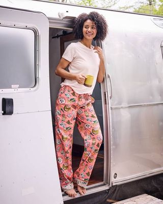 Camping Trip - PJ Pants - Coral