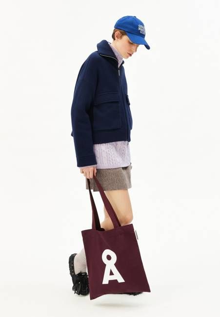 TOTAA BOLD TOTE BAG | dark cranberry