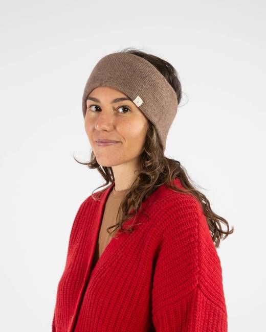 Knitted Headband sepia