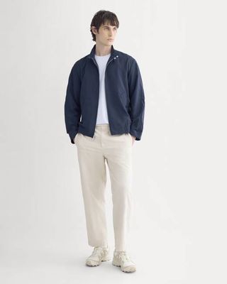 Cropped Slub Trouser | Peyote