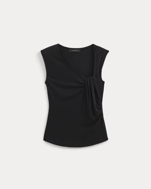 Asymmetrical Top in Butterluxe | Black