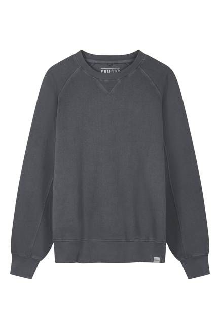 ANTON Organic Cotton Sweat - Washed Black