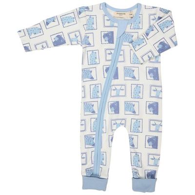 Zip Romper - Portraits On White