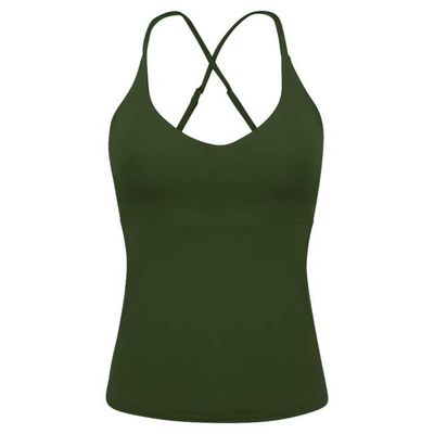 Recycling Tankini Top Nola oliv (grün) - kaufen