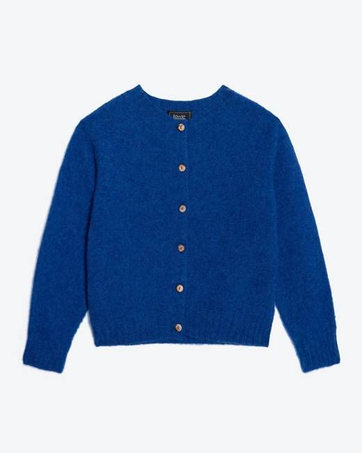Lowie Sapphire Brushed Boxy Cardigan