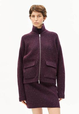 DOROTHEAA TWEED | dark cranberry