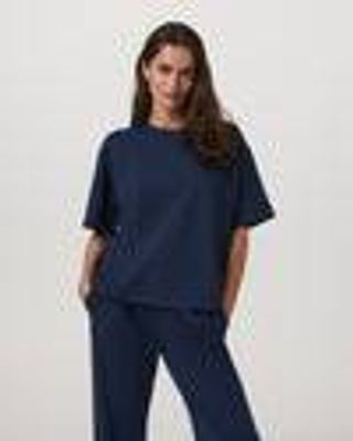 Short Sleeve Maven Oversized Tee | Women's Blue Coast Tee | Vuori