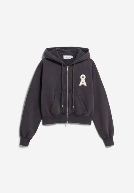 CROPPED ZIP-SWEATSHIRT