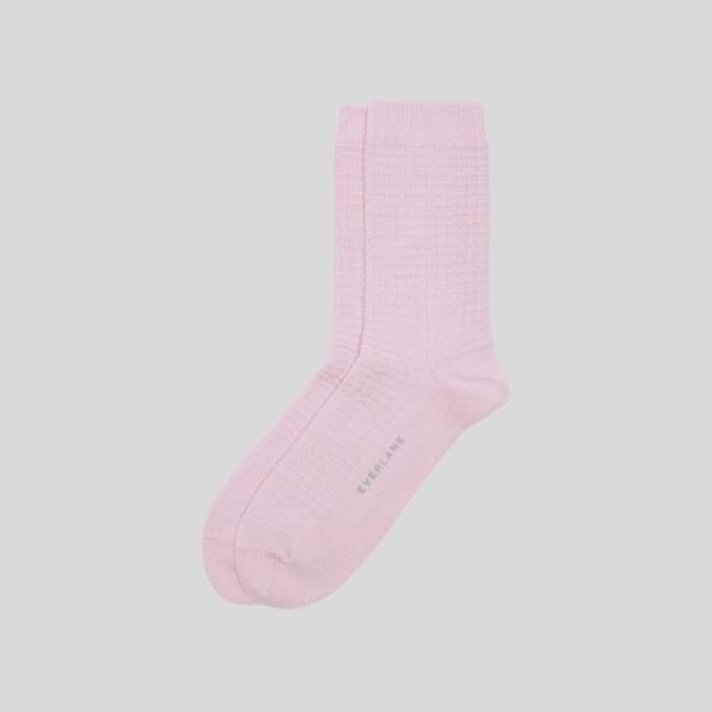 The Belgian Waffle Sweater Sock | Light Lilac