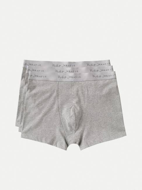 Boxer Briefs 3-Pack Greymelange | Nudie Jeans