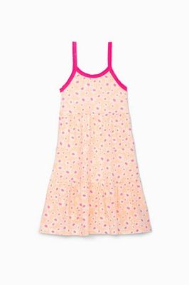 Neon Floral Tank Dress