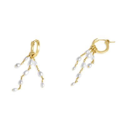 Celeste Pearl Chandelier Earrings