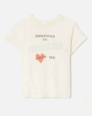 Classic "Someone Loves Me" Tee - Vintage White