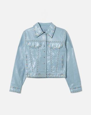 90s Leather Studded Jacket