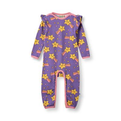 Regent long-sleeved baby suit with shooting star