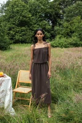 Janis Organic Cotton Top in Cacao