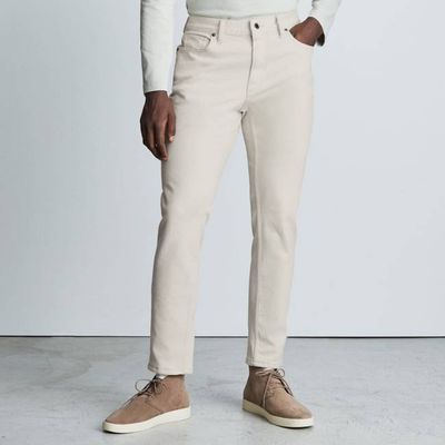 The Organic Cotton Slim-Fit Jean | Ecru