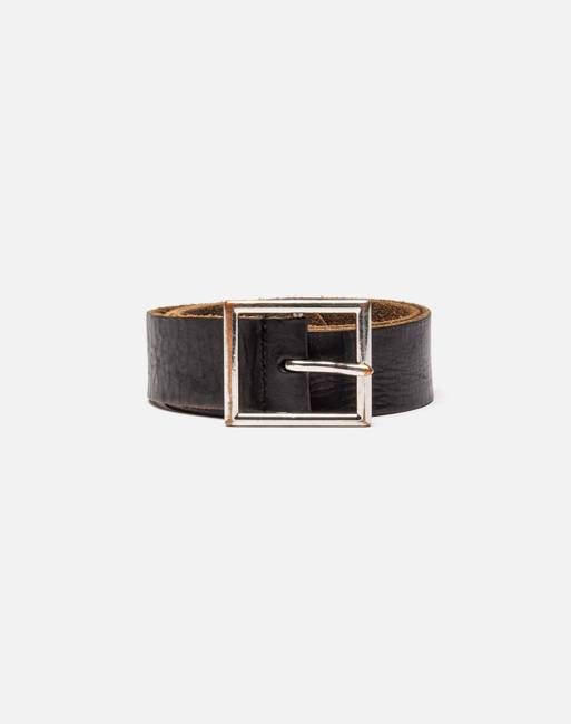 90s Leather Belt -#1192