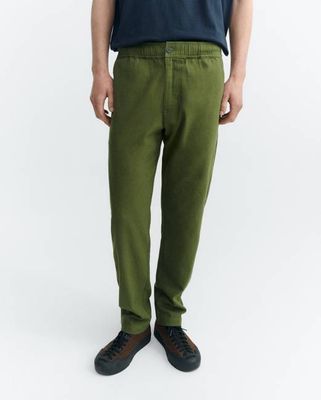 Travel light green straight pants