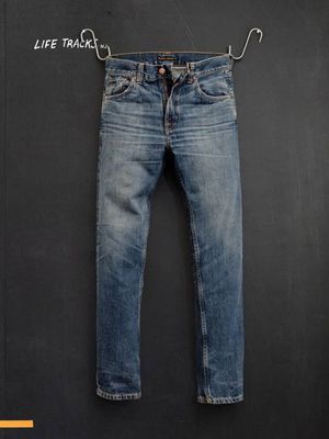 Gritty Jackson Sand Tracks straight jeans | Nudie Jeans