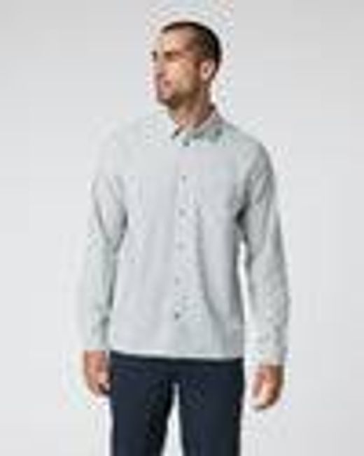 Long Sleeve Manhattan Button Down | Sky Grey | Vuori