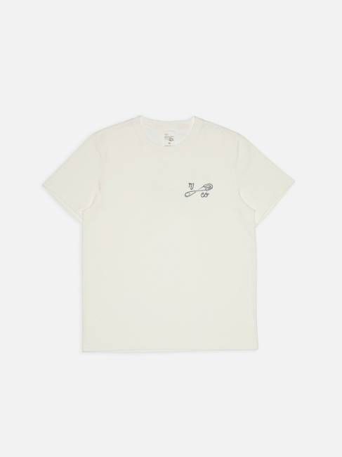 Roy T-Shirt NJCO Pin Chalk White | Nudie Jeans