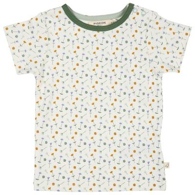 Short Sleeve T-Shirt - Flowers, White