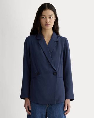 The Drapey Blazer | Navy