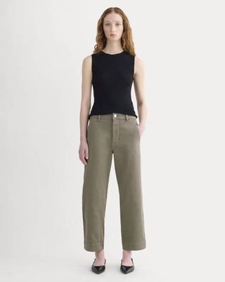 The Utility Straight-Leg Pant | Taupe | 26.5" Inseam