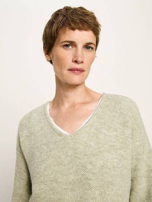 Pullover mit V-Ausschnitt