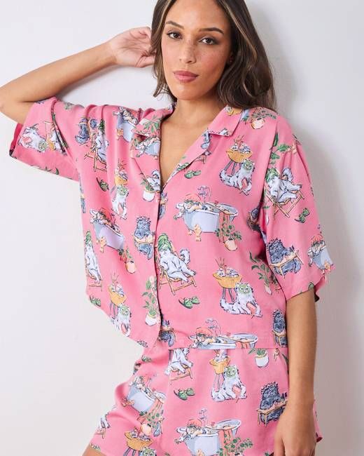 Spa Day - Eco Satin Sweet Dreams Set - Pink Polish