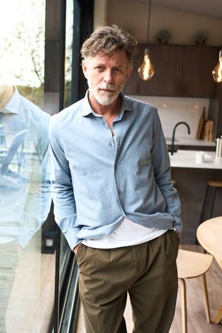 Recycled Denim Indigo Cut Away Shirt