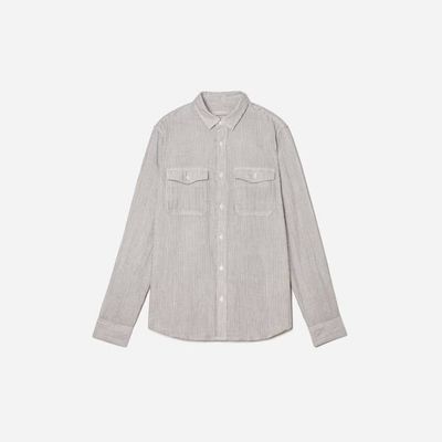 The Long-Sleeve Summer Shirt | Black / White