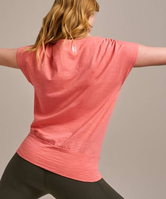 Short Sleeve Slub Bamboo Flow Top