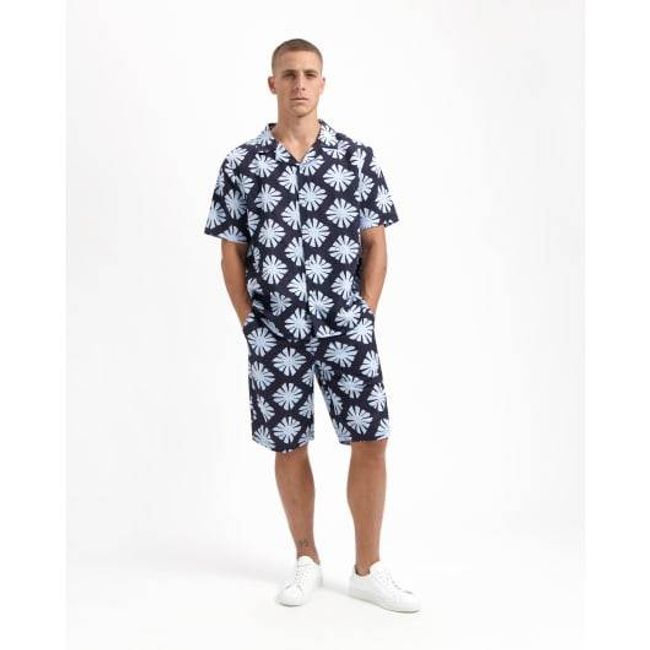 Tyler Linen Printed Short