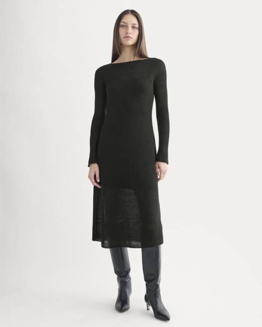The Air Alpaca™ Sweater Dress | Black