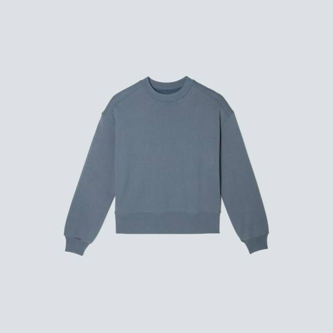 The Track Oversized Crew | Faded Blue
